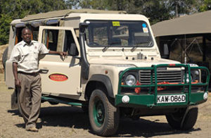 Safari Guide and Vehicle