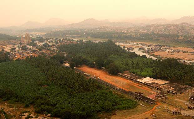 Hampi Temple view