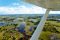 Flying over the Okavango Delta, Botswana