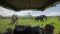 Watching elephants with Great Plains from Old Donyo Lodge, Chyulu Hills, Kenya