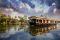 House boat on Kerala's backwaters, India