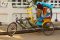 Bicycle rickshaw, Pondicherry, India