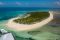 Aerial view of Fanjove Private Island, Tanzania
