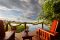 View from the room deck at Lagoon Camp in the Kwando Reserve, Linyanti, Botswana