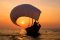 Sailing by dhow, based at Pumulani Lodge, Lake Malawi