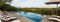 The infinity pool at Rhino Ridge Safari Lodge