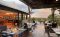 The deck at The Elephant Camp, Victoria falls, Zimbabwe