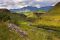 Landscape at Giants Castle in the Drakensberg mountains, KwaZulu Natal. South Africa
