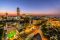 Sandton area of Johannesburg at night, South Africa