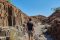 Walking past the Organ Pipes, Damaraland, Nmaibia
