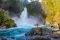 Waterfall at Huilo Huilo, Lake District, Chile