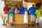 Staff at Mumbo Island Camp, Malawi