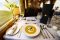 Dining car on The Blue Train: luxury sleeper train in South Africa