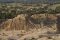 High view of the pyramids of Tucume in Lambayeque, Peru