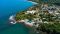 Village of Cahuita with the National Park in the Caribbean of Costa Rica