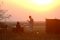 Sundowners near Chada Katavi in Katavi National Park, Tanzania